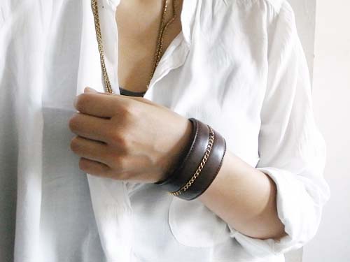 レザーバングル