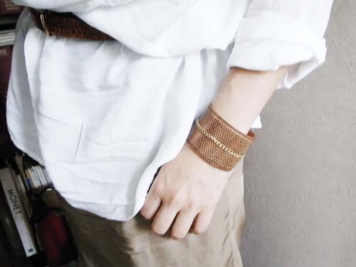 レザーバングル